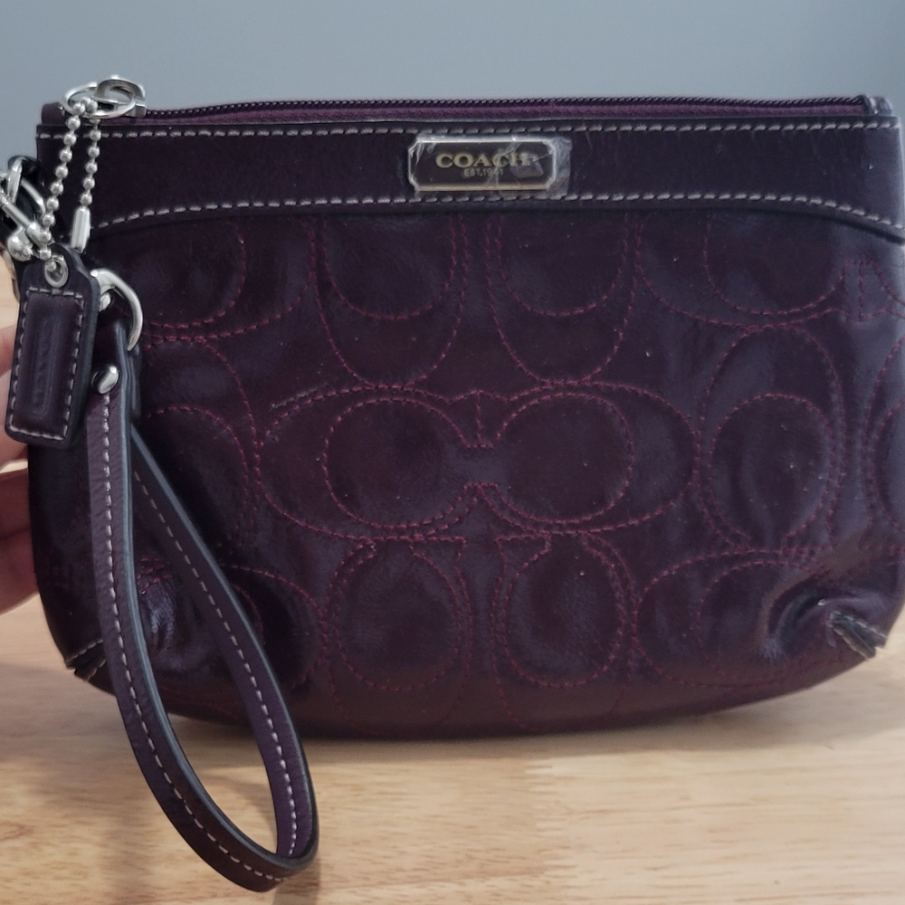 Coach Patent Leather Wristlet